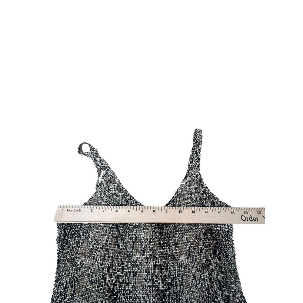 Cache Metallic Knit Tank Top in Gold and Black - Picture 4 of 7